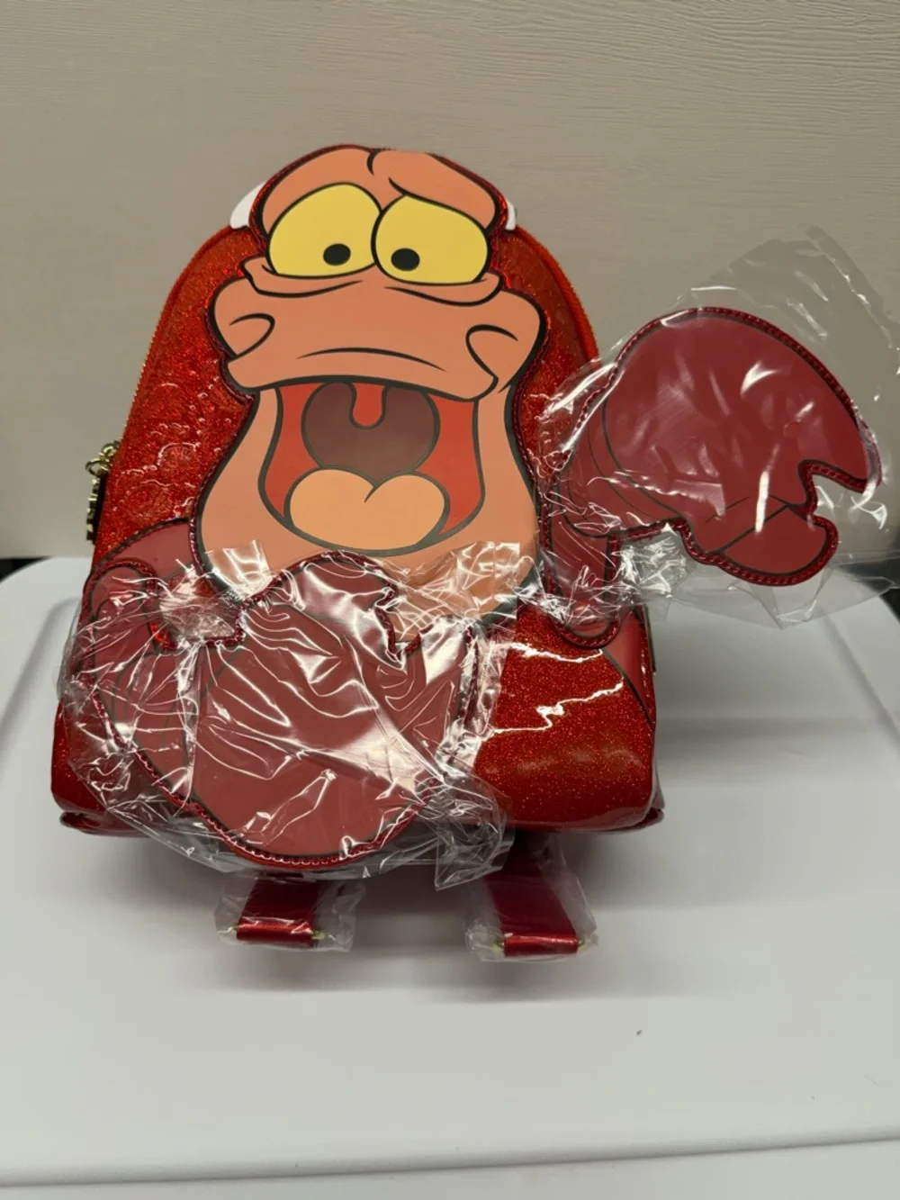 Loungefly Sebastian Little Mermaid Backpack Rare NWT